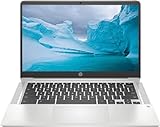 HP Newest Chromebook Laptop • 14 Inch Display • Intel Celeron N4120 Processor • 8GB RAM • 128GB eMMC • Intel UHD Graphics 600 • WiFi • Bluetooth • Backlit Keyboard • Chrome OS • Modern Gray