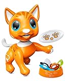 Power Your Fun Robo Pets Cat for Girls and Boys - Remote Control Robot Toy Interactive Hand Motion Gestures, Robot Toys Smart STEM Toy Programmable Treats Walking Dancing Robot Pet for Kids Robot Cat
