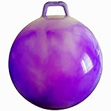 AppleRound Space Hopper Ball with Pump, 18in/45cm Diameter for Ages 3-6, Hop Ball, Kangaroo Bouncer, Hoppity Hippity Hop, Jumping Ball, Sit and Bounce