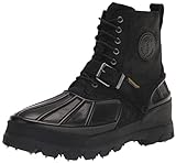 POLO RALPH LAUREN Men's Oslo Waterproof Boots, Black, 11.5 Medium US