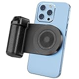 Magnetic Camera Handle Bluetooth Bracket- Smartphone Handle Photo Holder 10W Qi Wireless Charging Stand Phone Hand Grip with Magsafe Bluetooth Wireless Remote Control for Video Photo Shooting