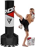 RDX Kids Freestanding Punching Bag with Gloves & Cover - 4FT Junior Pedestal Punch Bag with Stand for Kickboxing Boxing MMA Muay Thai Karate - Heavy Duty Free Standing Bag for Home Gym Fitness Workout