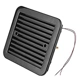 Aramox Vent Fan, 12V 4W Vent Fan with Shutters Vent One‑Way Side Strong Wind Air Camper RV Accessories