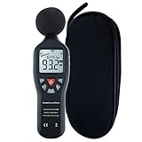 Professional decibel meter, digital Sound Level Meter with Backlight Display High Accuracy