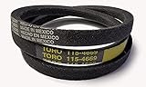 Genuine Toro OEM 115-4669 (38991) Drive V-Belt for RWD 21' Super Recycler and 22' Recycler Lawn Mowers