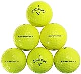 ZUSSET Yellow Used Golf Ball Mix - Mix Brands & Styles - 50 Near Mint Quality Used Yellow Golf Balls (AAAA)