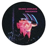 Black Sabbath Turntable Record Slip Mat for Mixing, DJ Scratching and Home Listening (Paranoid Design) - Official Merchandise