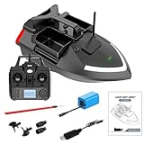 dsfen GPS Fishing Bait Boat 500m Remote Control Bait Boat Dual Motor Fish Finder 2KG Loading Support Automatic Cruise/Return/Route Correction with Night Light Turn Signal for Fishing
