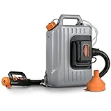 SuperHandy Fogger Machine Disinfectant ULV Sprayer with 48V DC Lithium Ion Cordless Mist Duster Blower 2.6GAL 1-10GPH Adjustable Particle Size 0-50um/Mm