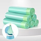 Portable Travel Potty Chair Liners Bags Universal with Drawstring For Toddler Potty Training Toilet Seat Disposable Cleaning Bag For Kids Toddler Adults Pet Outdoors-90 PCS(18 * 20INCH) Green