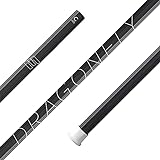 Epoch Dragonfly Select Lacrosse Shaft for Attack/Midfield, 30' Mid-Flex iQ5, C30, Removable End Cap, 3 Month Warranty, Black