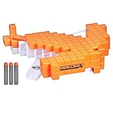 NERF Minecraft Pillager's Crossbow, Dart-Blasting Crossbow, Includes 3 Elite Darts, Real Crossbow Action, Pull-Back Priming Handle