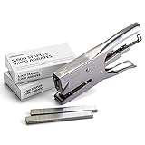 Officemate Classic Plier Stapler Bundle with 10,000 Staples, Metal, Silver (97768)
