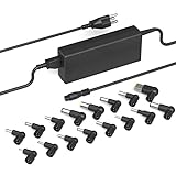 90w Universal Laptop Charger ETL Ac AdapterCompatible with Dell Hp Lenovo IBM Toshiba Acer Asus Samsung Sony Fujitsu Gateway Notebook Ultrabook Chromebook with 3 USB Ports 16 Tips