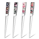 4 Pieces Letter Opener Knife Stainless Steel Envelope Openers Lightweight Mail Opener Tool Slitters Letter Knives for Office Home School Supplies (Vintage Style)