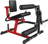 GMWD Leg Extension Machine and Curl, Lower Body Special Leg Machine, Adjustable Leg Exercise Bench with Plate Loaded, Leg Rotary Extension for Thigh, Home Gym Weight Machine