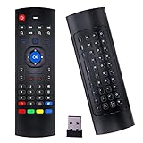 Air Mouse Remote, Rock&Rown MX3 Pro 2.4G Android Box Remote with Mini Wireless Keyboard,Compatible for Android TV/Box/IPTV/Android Projector/HTPC/Xbox/Raspberry Pi