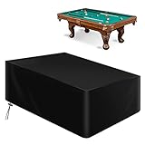 Billiard Pool Table Cover,Waterproof Cover for Pool Table Snooker Billiard Table 8 feet Fitted (8ft:102x53x32in)