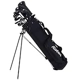 Robin Golf The Essentials 9-Club Men's Set — Complete Right-Handed Golf Clubs for Men 5'6'-6'2' (Matte Black) — Sets Include Bag & Head Covers | for Beginners, Intermediate & Advanced Golfers