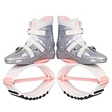 Joyfay Jumps Shoes for Fitness and Workout - Comfortable and Stylish Design - Premium Durable Materials - Unisex Design (Large, White/Pink)