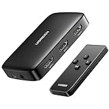 UGREEN HDMI Switch 3 in 1 Out 4K HDMI Splitter, HDMI Switch with Remote Supports HDR CEC 3D HDCP1.4 HDMI 3 Port Box Hub 4K 30Hz, Compatible with PS5 PS4 Xbox Fire Stick Roku Apple TV PC