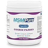 Kala Health MSMPure Coarse Powder Flakes, Organic Sulfur Crystals, 99.9% Pure Distilled MSM Supplement, Made in The USA, 1lb