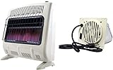 Mr. Heater 30,000 BTU Vent Free Blue Flame Natural Gas Heater (1000 sq.ft. Range) with Blower Fan Kit