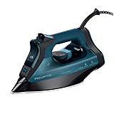 Rowenta Everlast Stainless Steel Soleplate Steam Iron for Clothes 400 Microsteam Holes 1750 Watts Ironing, Fabric Steamer, Garment Steamer, Powerful Steam, Auto-Off DW7180