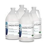 Froggys Flakes - 4 Gallon Case - Snow Machine Juice Fluid - Long Lasting Formula (75+ Feet Float/Drop)