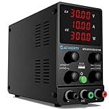 DC Power Supply Variable, 30V 10A Adjustable Switching Regulated DC Bench Power Supply with High Precision 4-Digits LED Display, 5V/2A USB Port, Coarse and Fine Adjustments Jesverty SPS-3010