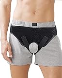 DouHeal Hernia Belt for Men Inguinal, Hernia Support Belts for Single/Double Inguinal or Sports Hernia, Hernia Truss Belts Underware with 2 Removable Compression Pads & Adjustable Groin Strap(S,23.6''-29.9''))