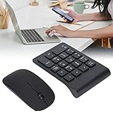 Estink Wireless Numeric Keypad & Mouse Combo, 2.4GHz Wireless Technology Number Pad Plug and Play,1200 DPI Sensitive Number Pad Mouse Combo for Home Office