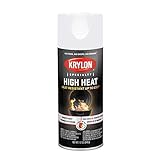 Krylon K01505000 High Heat Spray Paint, 12 oz., White