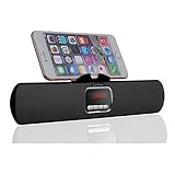 LarKoo Ultra Portable Wireles Rechargeable Handsfree Bracket Bluetooth Speaker Stereo System Phone Holder Mount Stand for Android Smartphones and Tablets iPad iPhone 5S 6 6S 7 8 Plus X (Black)