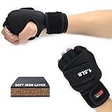 Shapelocker Weighted Gloves, Soft Iron Boxing Gloves, Gym Workout Gloves for Men Women Hands Weight Training, Weight Gloves with Wrist Support for Crossfit, Shadow Boxing, Kickboxing Heavy Training
