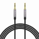 MaGeek 3.5mm Audio Aux Cord, Male to Male Auxiliary Audio Cable Compatible with Beats Headphones, iPhone, iPod, iPad, Car Audio, or Any Audio Device with 3.5mm Aux Port (Black) (1-Pack_10ft)