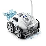 Polaris Quattro P40 Pressure Side Pool Cleaner for All In-Ground Pool Surfaces, Large-Capacity Dual Filtration Canister, 31' Hose & Transparent Lid to View Debris