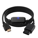 Herfair N64 HDMI Adapter Gamecube to HDMI Converter Cable 1080P/720P Picture Quality Improver HD Link Cord Compatible with Nintendo 64/Game Cube/SNES/SFC (Plug and Play)