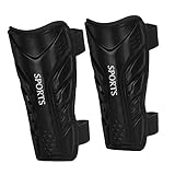 Kids Adjustable Soccer Shin Guards Collision Avoidance Sports Footall Equipment Calf Protective Gear Girls Boys Lightweight Shin Pads Brace Supports Protector