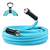 Gociean 25ft Upgraded RV Water Hose with Storage Straps, 5/8' RV Drinking Water Hose, Leak Free and Anti-Kink Design, Camper Fresh Water Garden Hose for RV, Camper, Truck and Car