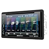 Soundstream VR-65B Double-DIN Bluetooth DVD/CD/AM/FM in-Dash Car Stereo with 6.2' Smart Sense Screen