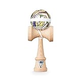 KROM Kendama NOIA 6 Toy - Improves Balance, Reflexes and Creativity - Designed by a Professional for Beginners and Experts.