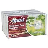 Diamond Greenlight Strike on Box Matches, 300 Count, 3 Pack