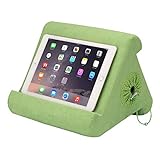 Flippy iPad Tablet Stand with Cubby Storage and Multi-Angle Viewing for Home, Work & Travel. Our iPad and Tablet Holder Has Storage for Your All Your Personal Items. (Kiwi Kawaii)