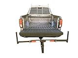 MaxxHaul 70231 Hitch Mount Truck Bed Extender (For Ladder, Rack, Canoe, Kayak, Long Pipes and Lumber) , Black , 37 x 19 x 3 inches