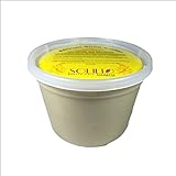 SmellGood - Pure Unrefined African Shea Butter, natural and handmade, ivory color, packed in 16 oz food grade resealable container, 1 Unit