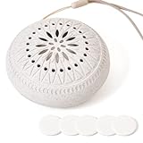 Aroma Promise Portable Mini Diffuser for Essential Oils – Wireless, Small Travel Sized, Quiet, Waterless Portable Camping Family Birthday Gift with 5 Pads