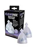 CLEARinse Electric Nasal Aspirator Replacement Wash Heads – 2 Pack – Easy to Clean – Silicone Wash Heads Made Just for CLEARinse Electric Nasal Aspirator Adults and Kids Nose Cleaner
