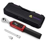 ANPUDS 3/8-inch Drive Digital Torque Wrench, 0.66-44.29Ft.lbs/0.9-60Nm, Electronic Torque Wrench, Inch Pound Torque Wrench Set with ±1% Accuracy, Vibration, Buzzer and LED Notification for Bicycle
