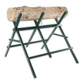 Doublehorse Saw Horse, Firewood Cutting Stand, Portable Saw Horses, Firewood Saw Table, Collapsible Saw Horses, Log Holder For Chainsaw Cutting,Chainsaw Stand For Cutting Logs…